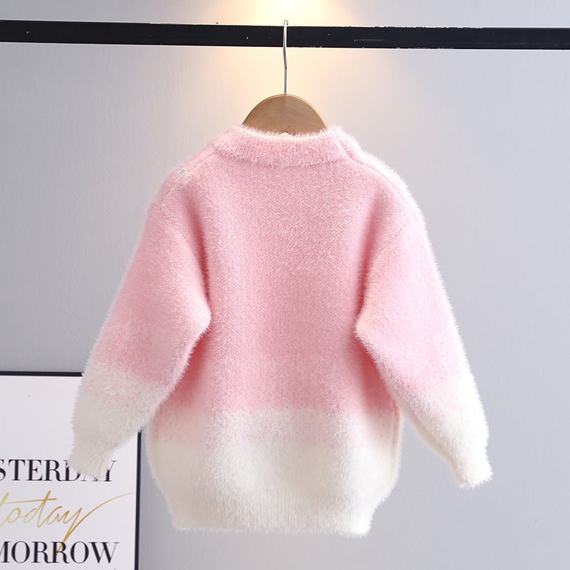 Korean Style Loose Fit Sweater for Girls